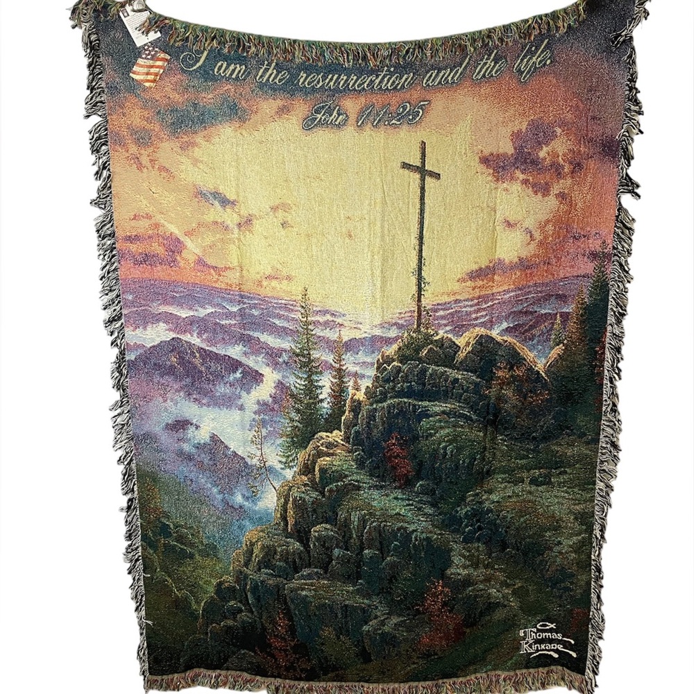 Thomas Kinkade Sunrise Tapestry